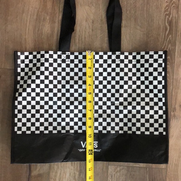 NWOT! - VANS “Off The Wall” Checkerboard Reusable Shopping Bag Tote - Picture 8 of 9